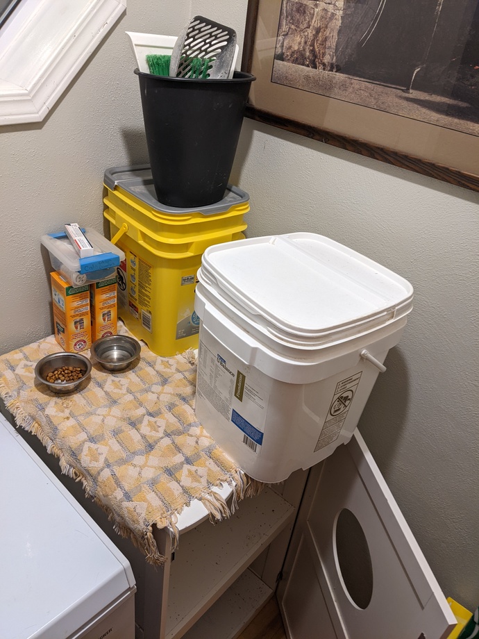 Better top view with front door open