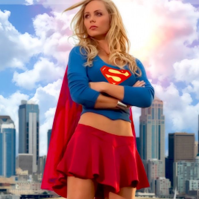 Laura Vandervoort as (Smallville) Supergirl