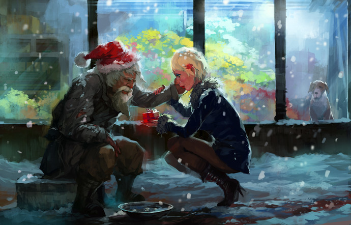 Its not always Christmas cheer.