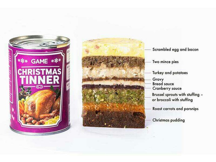 Which Christmas dinner in a can looks the nicest?