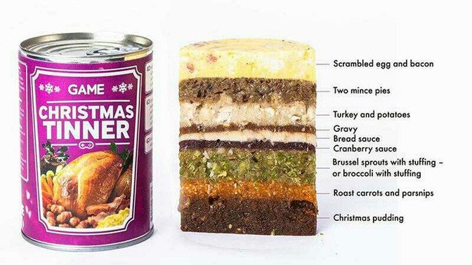 Which Christmas dinner in a can looks the nicest?