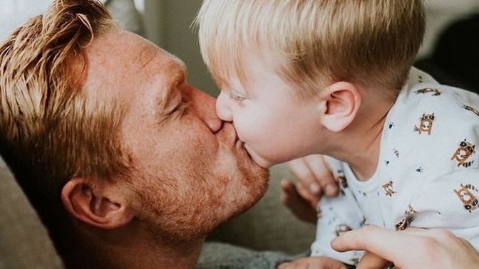 Do you kiss your kids on the lips?