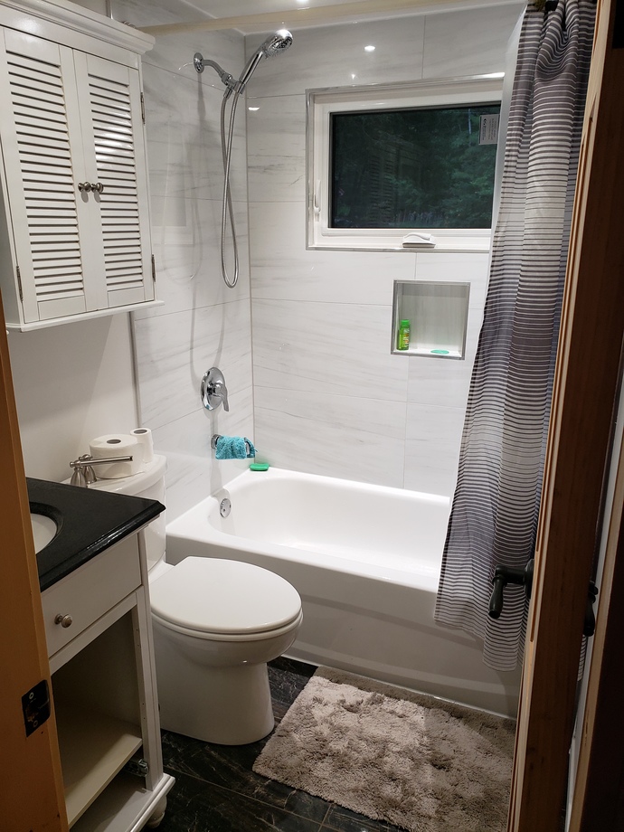 Brand new bathroom w/ window