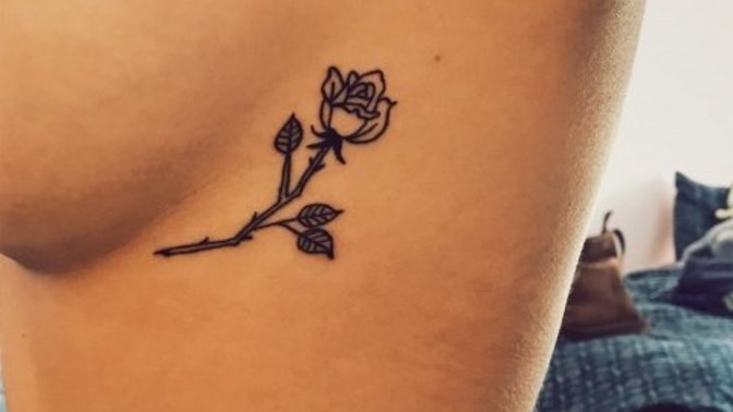 Girls do you have a side rib tattoo or want one there?