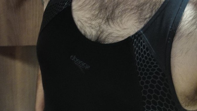 Men wearing women's swimsuits?