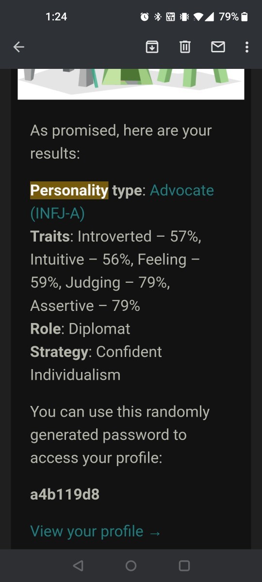 What is your personality type?