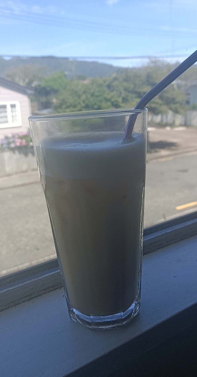 Vanilla bean iced coffee
