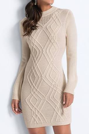 Which sweater dress would you choose for a casual meet up (with suede boots) ?