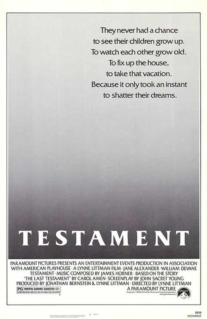 Movie Poster for "Testament"