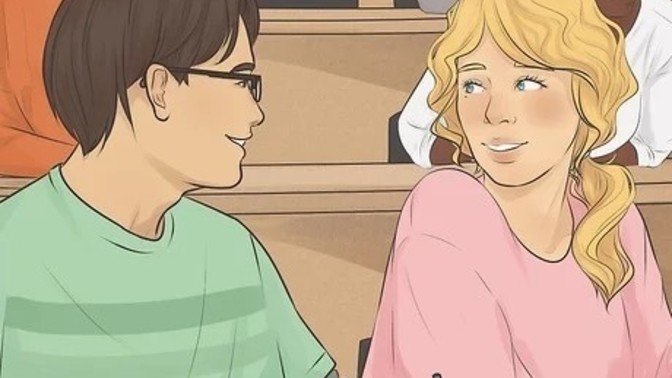 How should I start talking to the girl I like?
