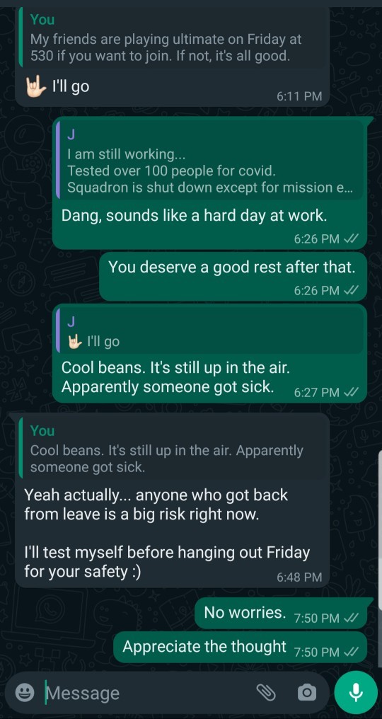 Does he seem uninterested?