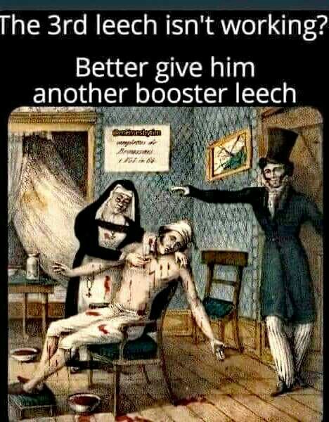 If leeches were the answer to covid, where would you attach yours?