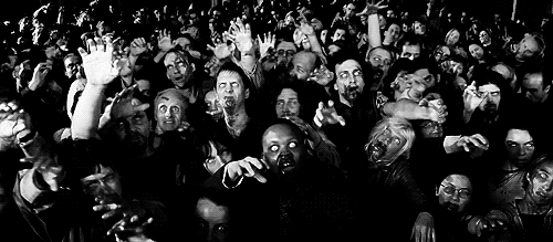 Zombie apocalypse or a giant spider apocalypse?