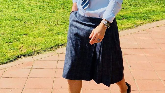 Why few men are fighting for skirts?
