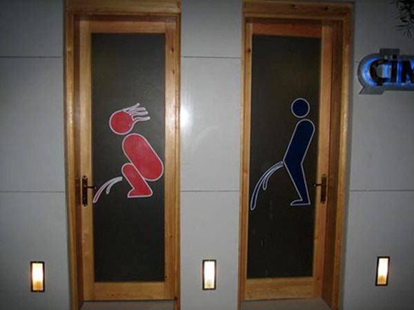 Girls, is it discriminatory to only allow guys to use Mens Urinals? Guys what do you think?