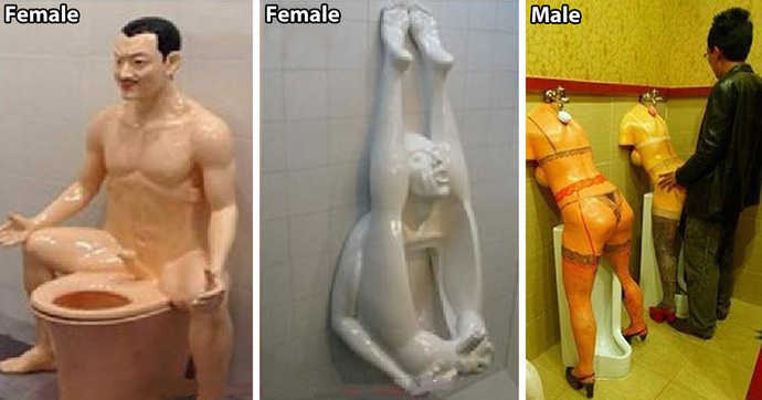 Girls, is it discriminatory to only allow guys to use Mens Urinals? Guys what do you think?