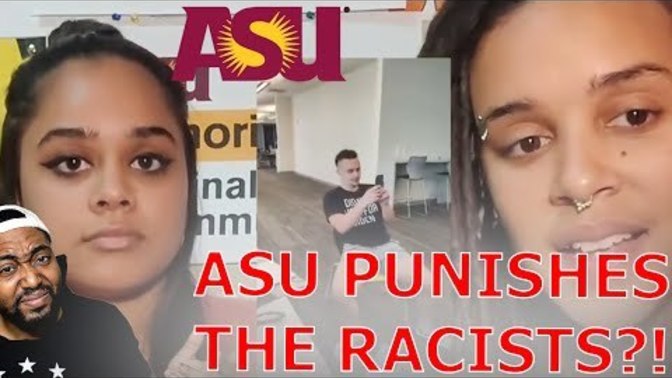 You can't make this up, two students that kicked white students out of a multicultural center at ASU in trouble, what do you think?