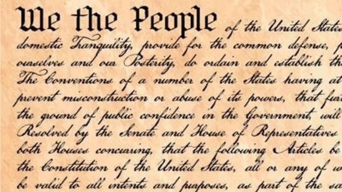 Do you feel our constitutional amendments are being scripted away?