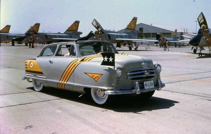 Which of these cars photos with military aircraft is your favorite?