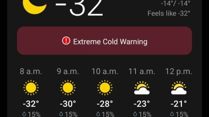 How's the weather where you live?
