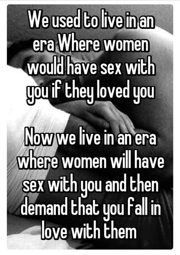 Why do women nowadays think that sex is a precursor to a relationship?