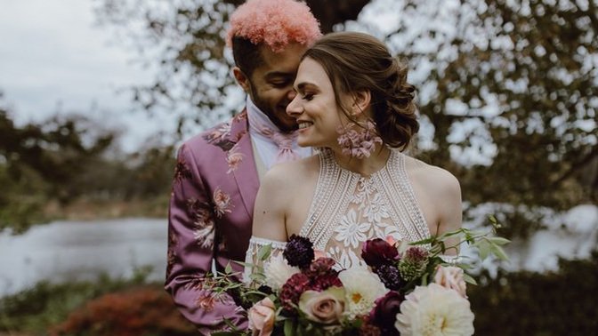 If you were to get married today, tomorrow, or next week, what would you wear and what type of wedding would it be?