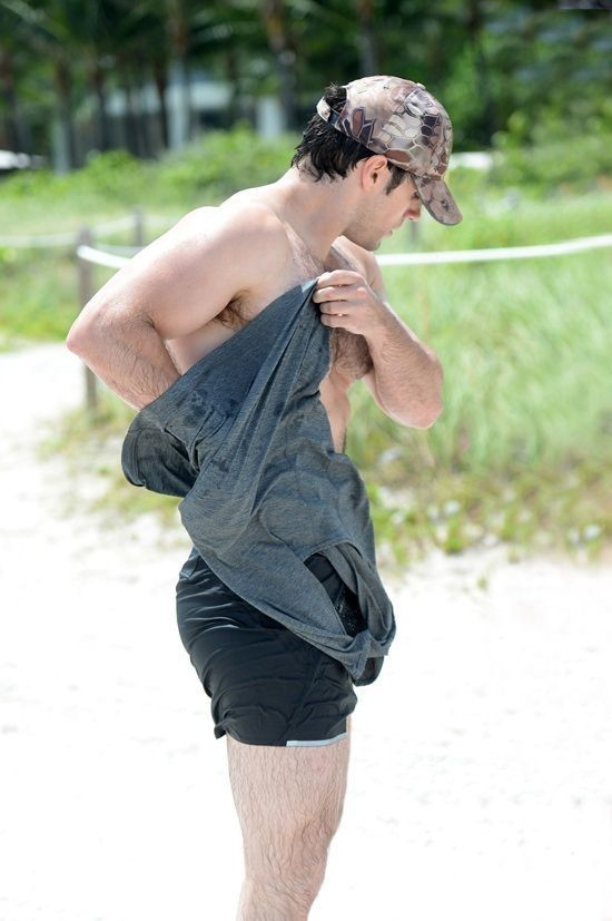 A guy with smooth legs or a guy with hairy chest too?