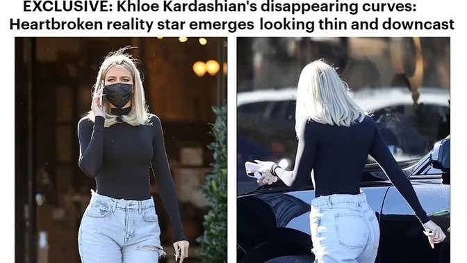 Khloe Kardashian's curves are disappearing and she seems sad. Should she plump up her petite derriere and slender legs?