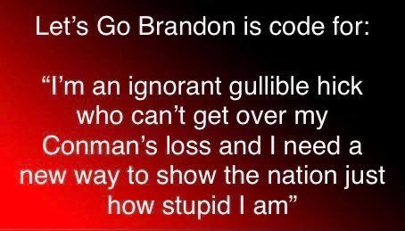 Why Conservatives Don't Just Fuck You Biden Instead of Let's Go Brandon?