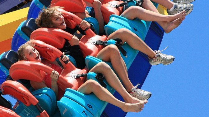 Have you ever lost a shoe on roller coaster? What type of shoe it was?