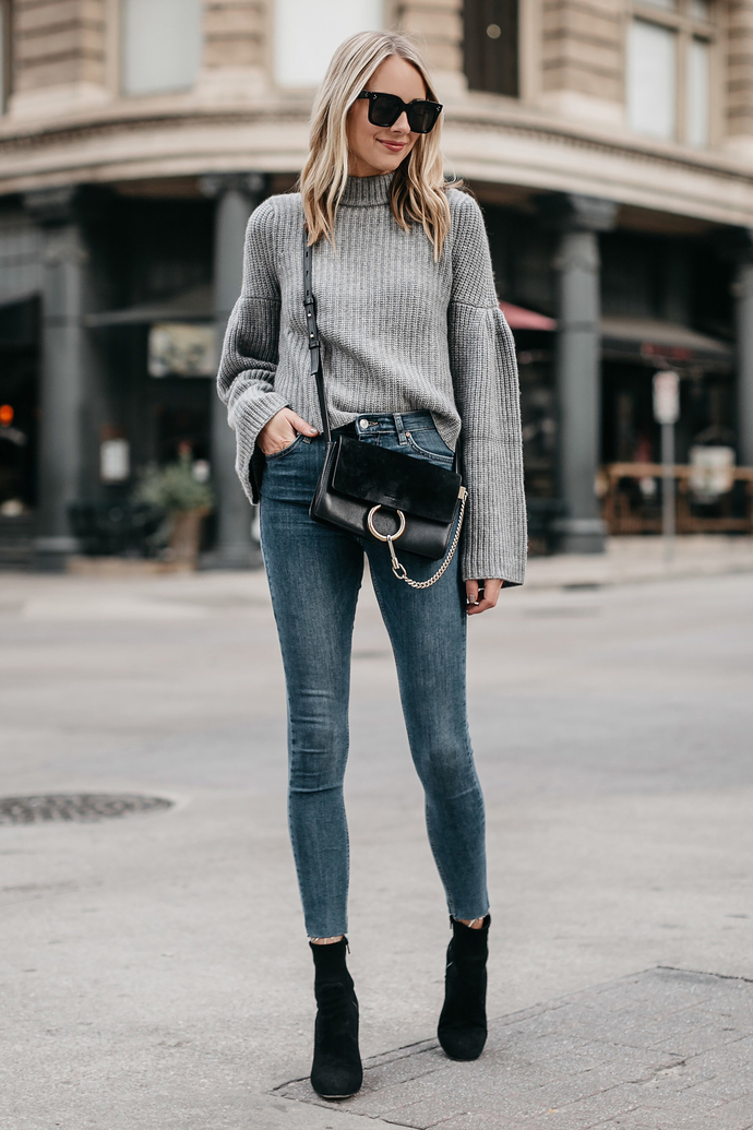 Classic sweater and jeans