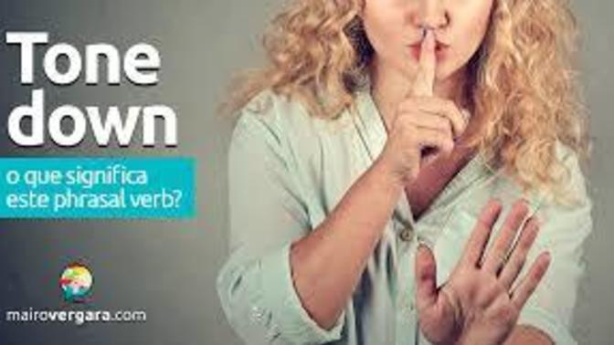What is your Meaning of "Tone it down"?