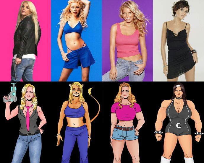 Jennifer, Margaret/Siren, Jessica, Crush
