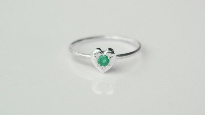 Which emerald ring looks prettier for daily?