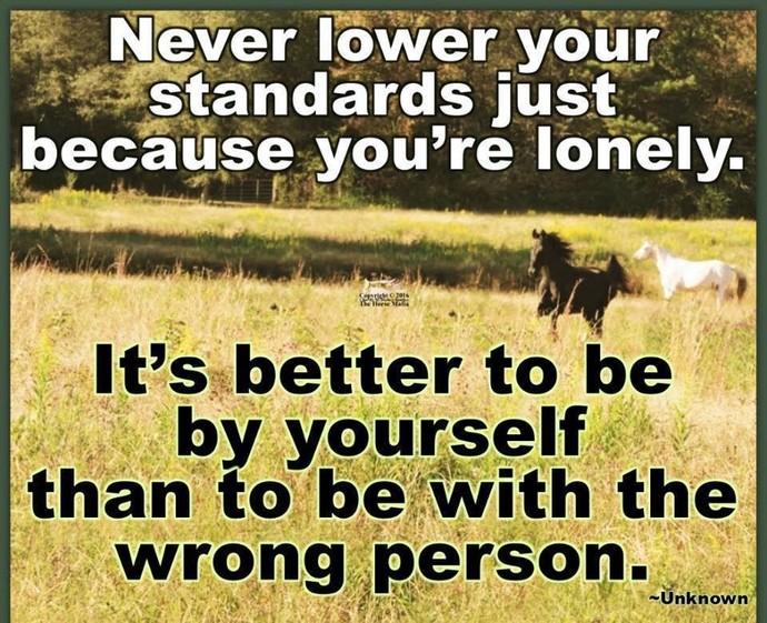 What would you say? You're better off alone/single or would like someone?