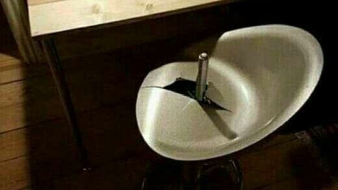Have you ever broken a chair by sitting on it?