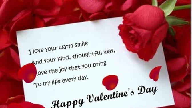 Girls, for Valentine’s Day would you like it if your boyfriend wrote you a poem about what he loves about you and how much he appreciates you?