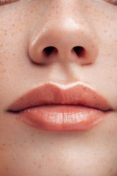 What do you notice first on a girls face/head?