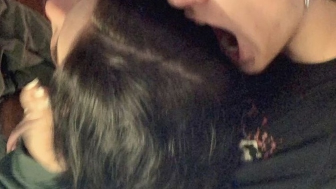 Is it weird to bite each other’s heads?