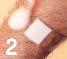 How do you remove a sticking plaster?