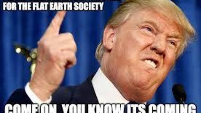 Do most Trump supporters believe the earth is flat?