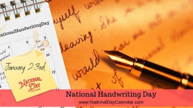 It's National handwriting Day, how good is your penmanship?