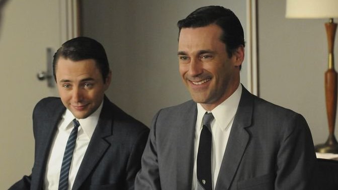 What does the joke “he’s happy to see you” mean when directed at a female employee?