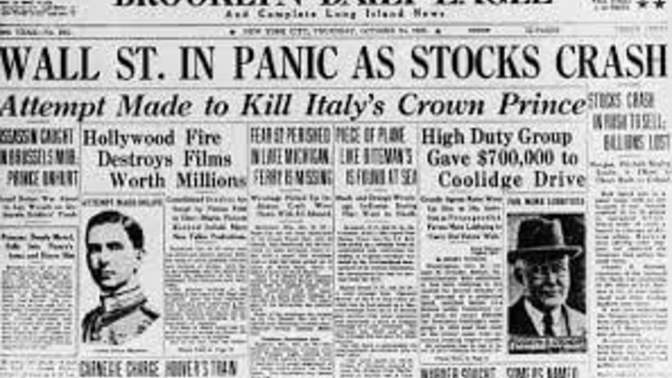 Is this the beginning of the stock market crash?