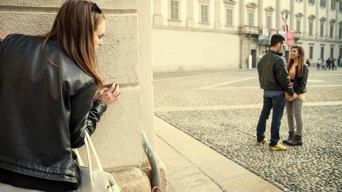 Would you be jealous if you saw your hook up buddy flirting and kissing a hotter guy or girl than you if you didn't have feelings for the person?