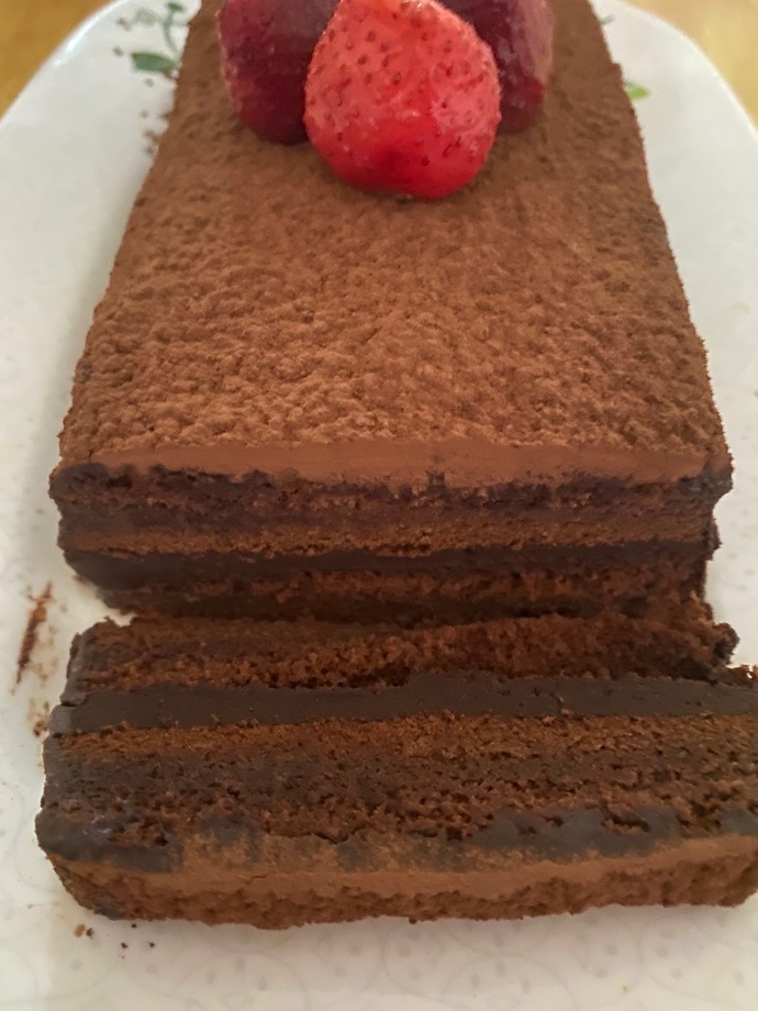 What do you think of the chocolate 🍫 cake 🍰 I made?
