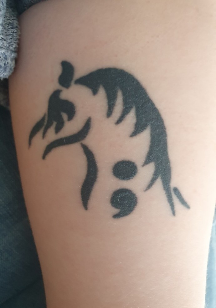 What is your opinion on the semicolon tattoo?