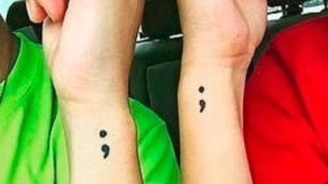 What is your opinion on the semicolon tattoo?
