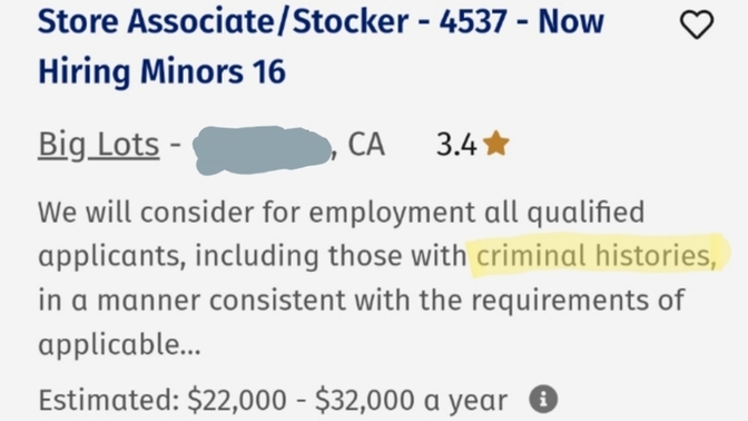American companies are hiring criminals now. How do you feel about this?