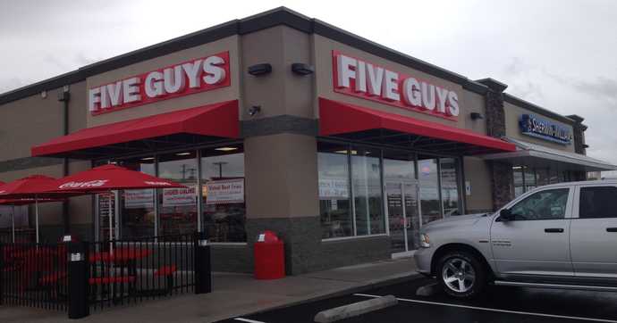 Rate this fast food chain: Five Guys?